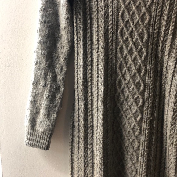 Gray Sweater Dress - Picture 1 of 4